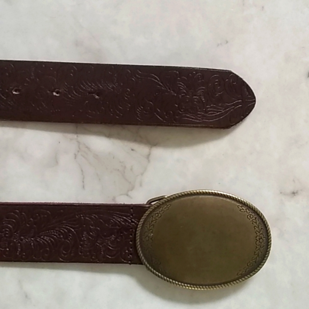 Massimo Supply CO. Heavy metal buckle, genuine leather belt.